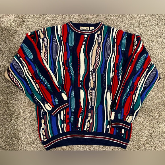 Cotton Traders Other - Coogi style Cotton Traders brand men's colorful sweater, size XL